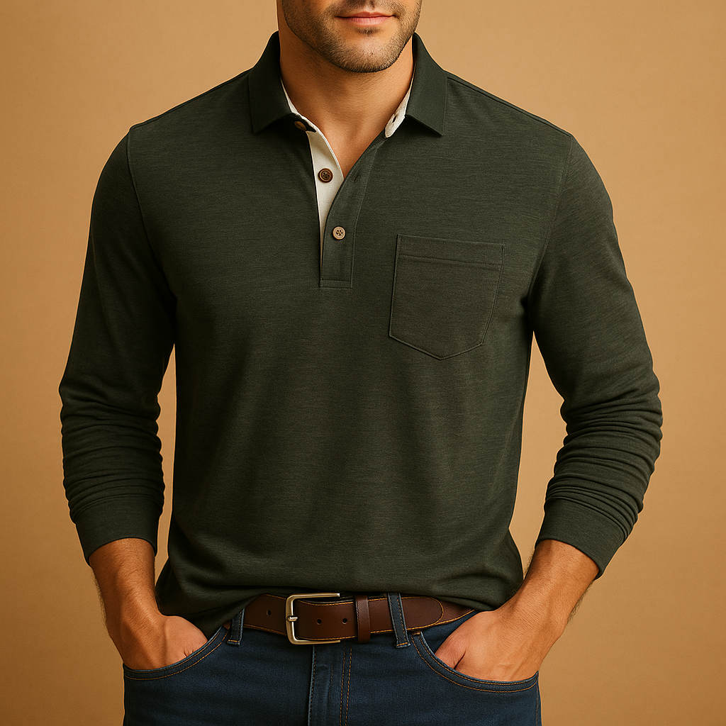 Men’s casual cotton shirt with button-down front and chest pocket, available in multiple colors for a relaxed, everyday look.