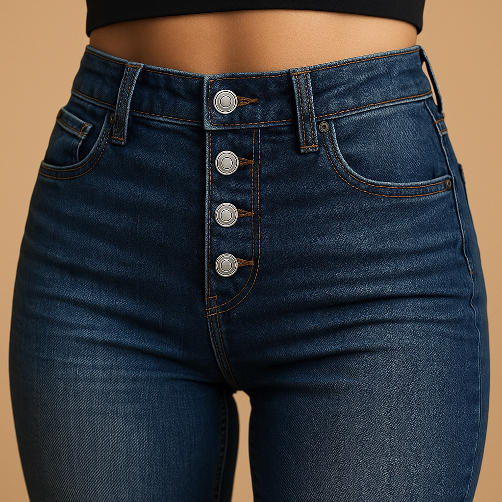 Casual high-waisted loose fit jeans for women | Sophie
