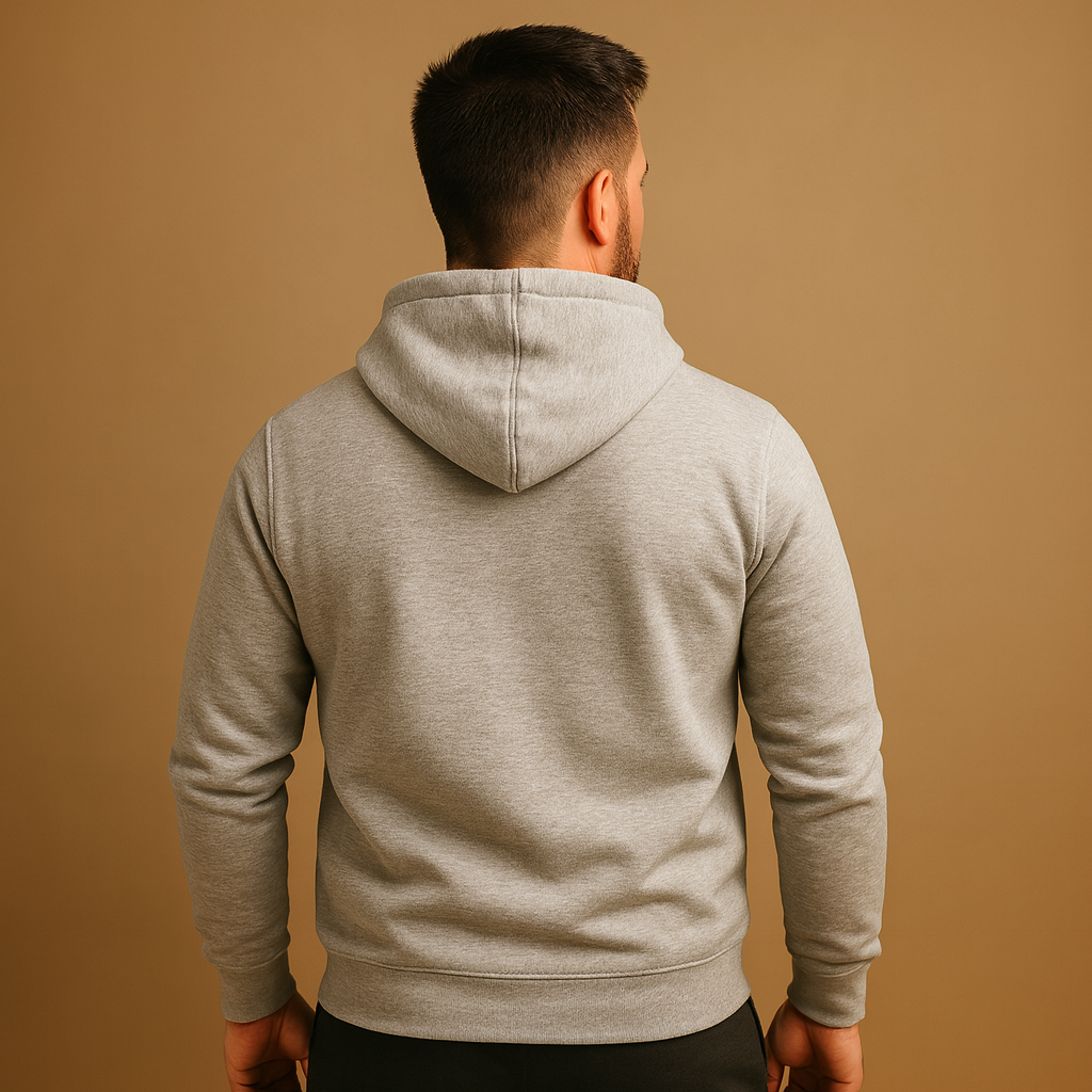 Men’s casual hoodie with adjustable hood and kangaroo pocket, comfortable, soft, and perfect for everyday wear.