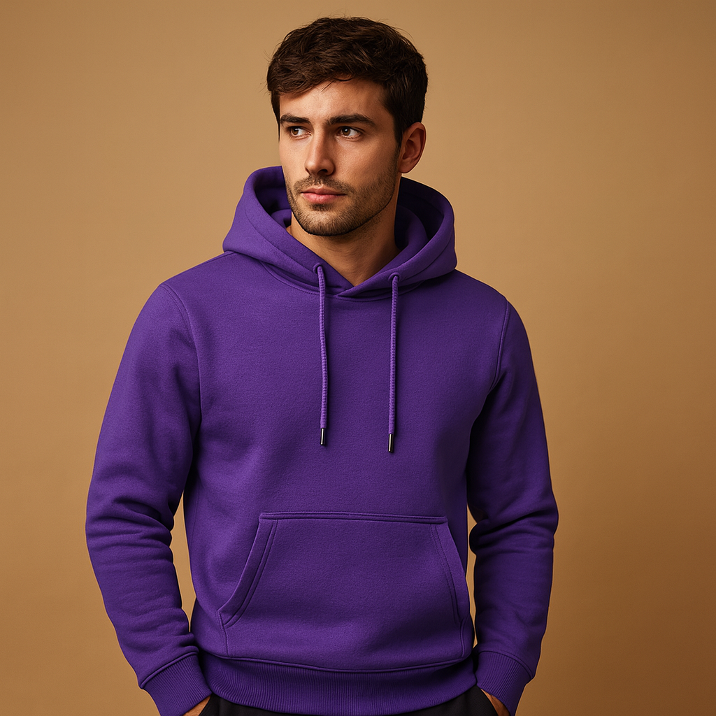 Men’s casual hoodie with adjustable hood and kangaroo pocket, comfortable, soft, and perfect for everyday wear.
