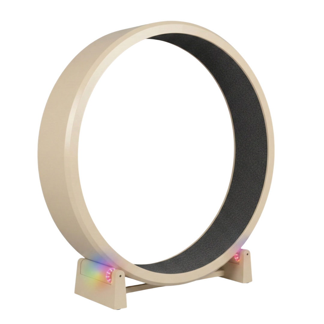 Cat Exercise Wheel 48 in Diameter with Black Felt Traction Pads