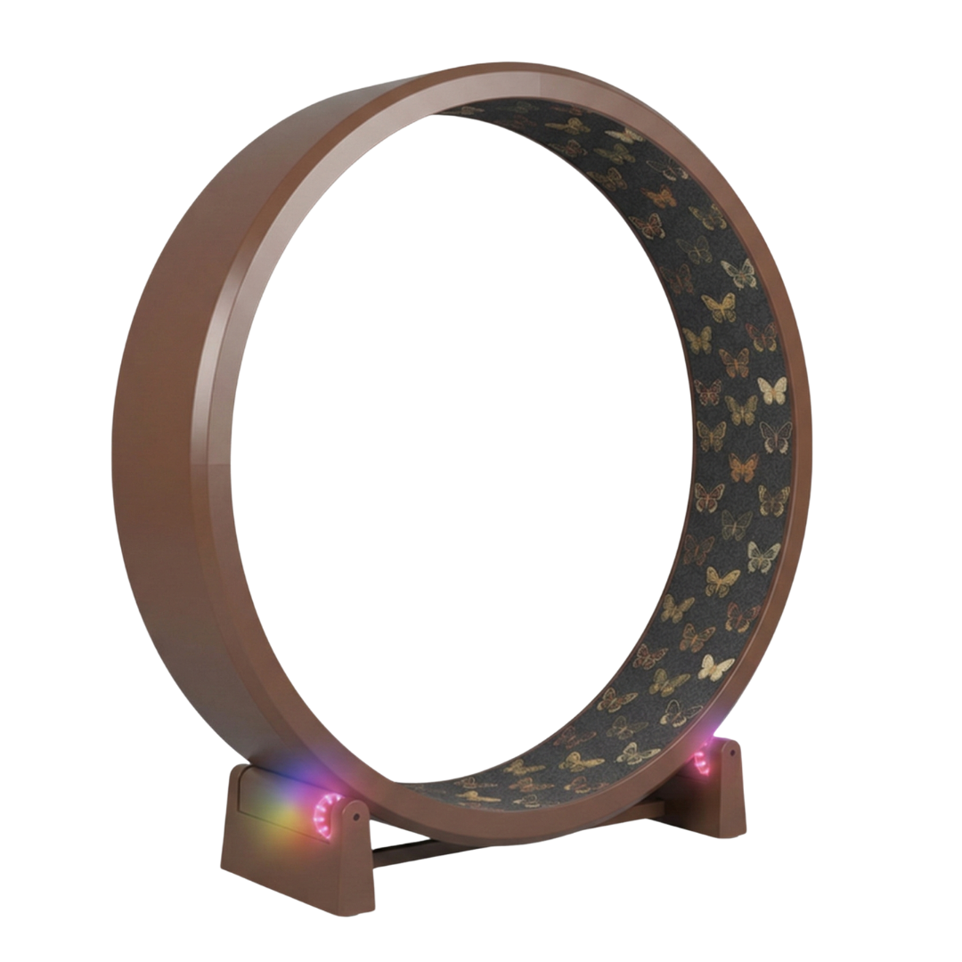 Cat Exercise Wheel 48 in Diameter with Black Felt Traction Pads