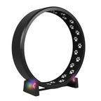 Cat Exercise Wheel 48 in Diameter with Black Felt Traction Pads