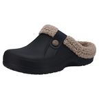 Classic Fur Lined Clogs Water-Resistant Winter Slippers for Adults