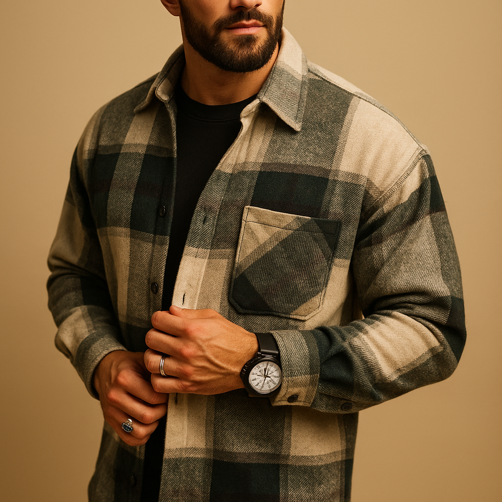 Men’s classic long sleeve shirt in solid colors, featuring a breathable lightweight design, perfect for work, leisure, or formal occasions.