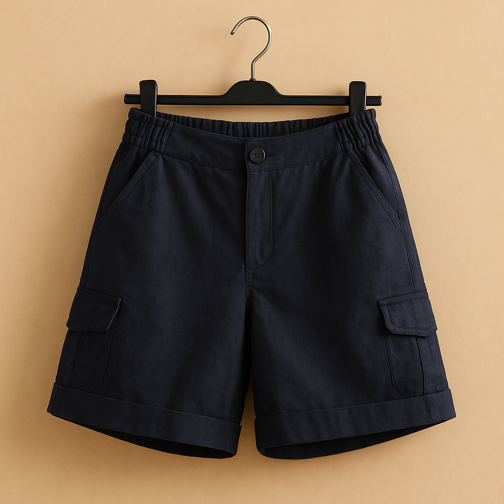 Women’s classic summer shorts Grace with breathable fabric and timeless fit, perfect for warm days, beach trips, and city strolls.