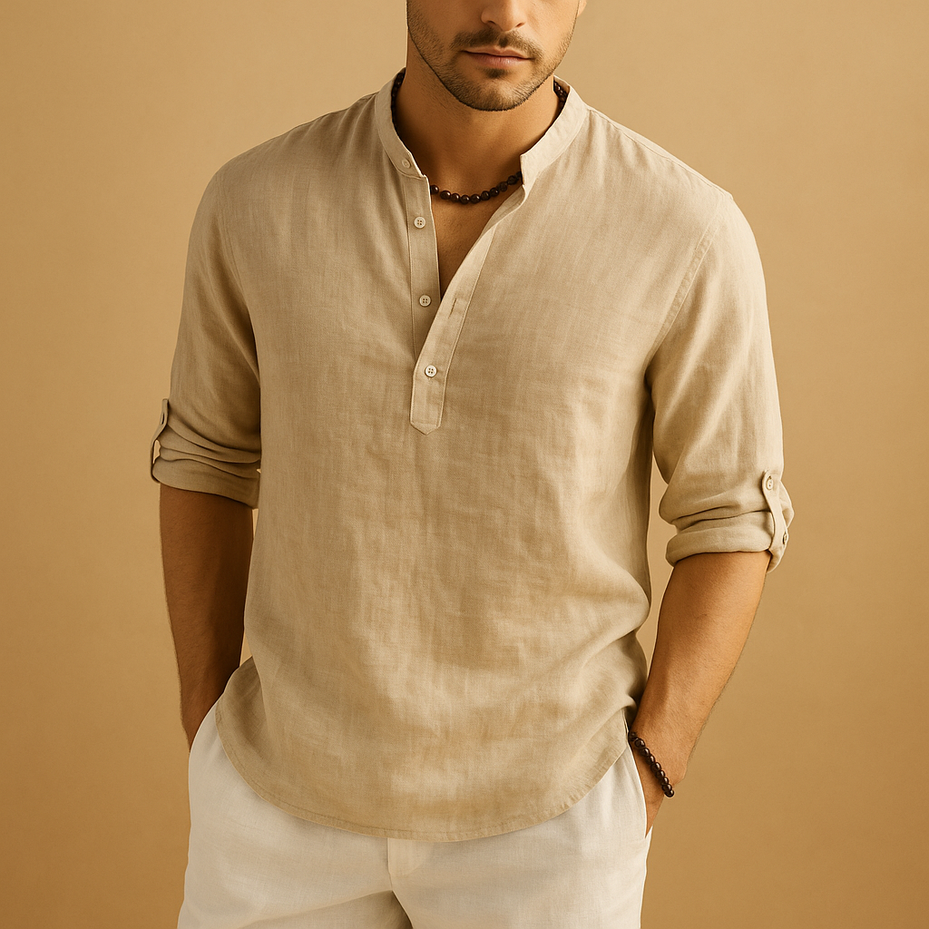 Classic white shirt for men with breathable fabric and timeless design, perfect for formal meetings and casual outfits.