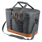 Collapsible Insulated Cooler Bag, Leak-Resistant Folding Cooler Tote