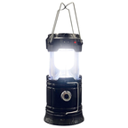 Collapsible Portable LED Camping Lantern Solar and USB Rechargeable Light