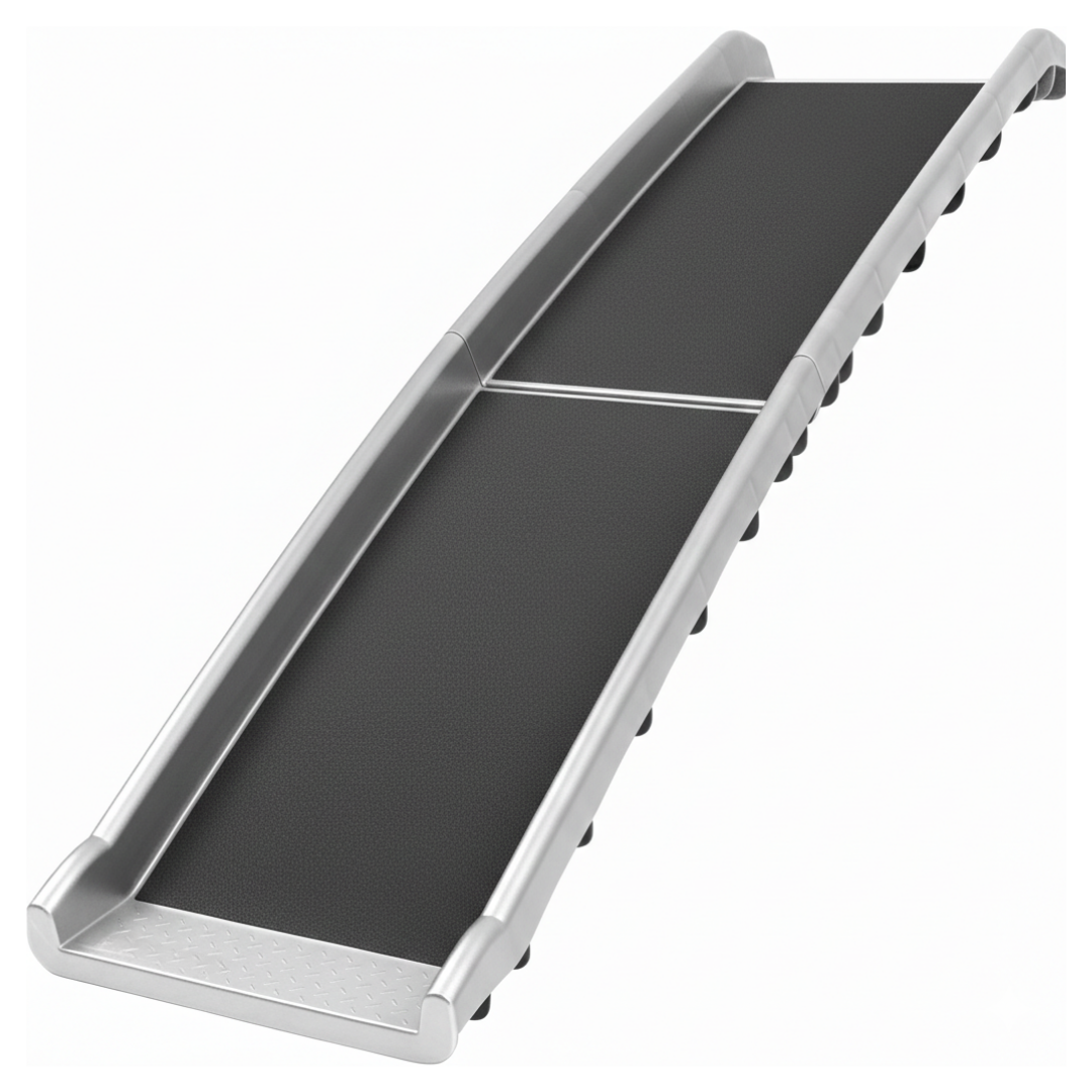 Dog Folding Car Ramp for Vehicle Access with Raised Side Rails