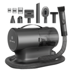 Dog Grooming Vacuum Kit with Hair Trimming Tools and 2L Dust Cup