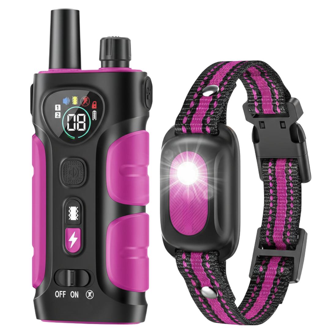 Dog Training Collar with Remote and Built-in Light, 4200ft Range