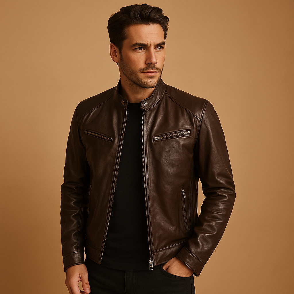 Elegant mid-season jacket for men Tobias with a timeless design and versatile fit.