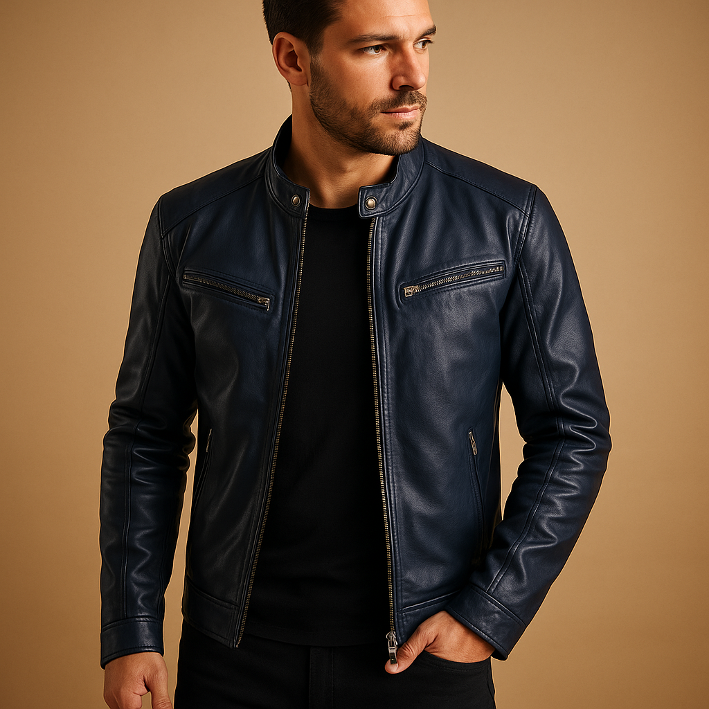 Elegant mid-season jacket for men Tobias with a timeless design and versatile fit.