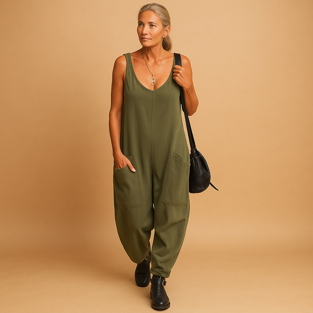 Lightweight women’s flowy summer dress with a loose fit and wide silhouette, perfect for casual brunches, park days, and sunny outings.