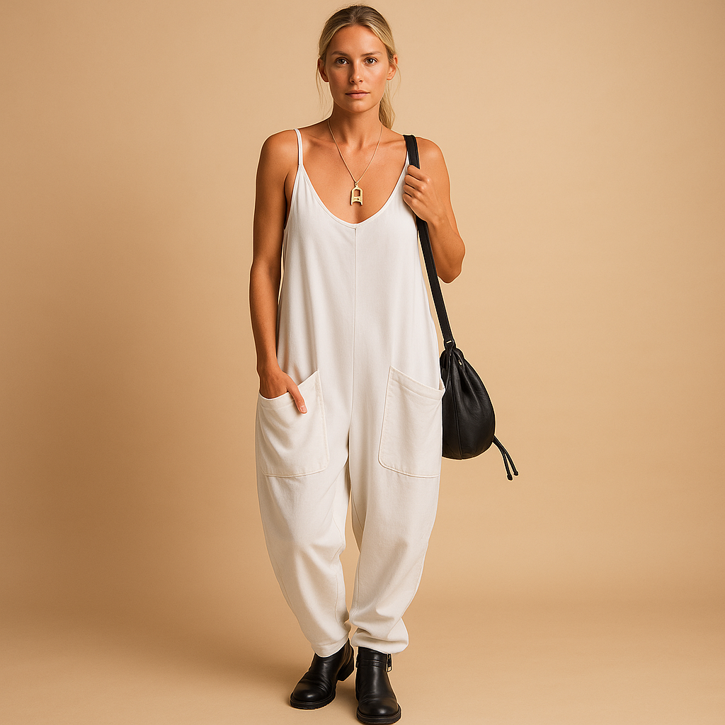 Lightweight women’s flowy summer dress with a loose fit and wide silhouette, perfect for casual brunches, park days, and sunny outings.