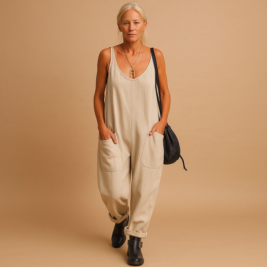 Lightweight women’s flowy summer dress with a loose fit and wide silhouette, perfect for casual brunches, park days, and sunny outings.