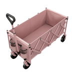 Foldable Utility Wagon Cart with Swivel Wheels and 360 lb Capacity