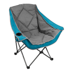 Folding Camping Chair with Cup Holder, Padded Oversized Seat