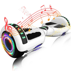 Hoverboard with Dual 250W Motors, Bluetooth, App Control, LED Lights