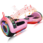 Hoverboard with Dual 250W Motors, Bluetooth, App Control, LED Lights