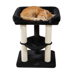 Indoor Cat Tree Tower with Sisal Scratcher, Bed and Hammock