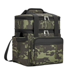Insulated Dual-Layer Lunch Bag with Expandable 15L and 22L Capacity