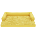 Large Pet Bed with Memory Foam, Bolstered Sides, and Removable Cover