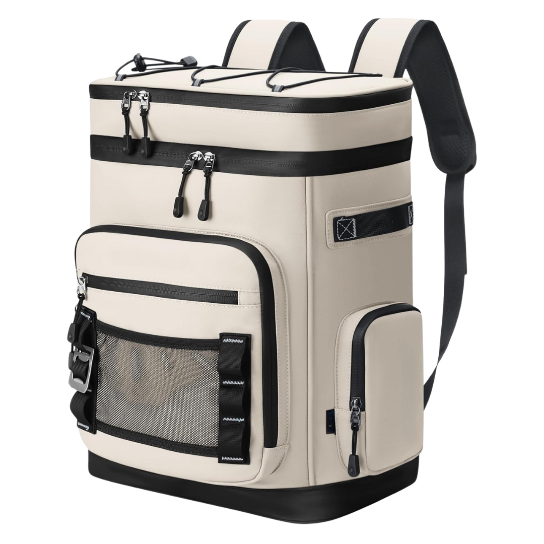 Large Water-Resistant Insulated Cooler Backpack 30L for Outdoors