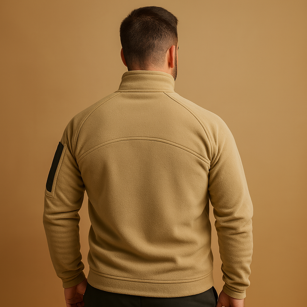 Men’s lightweight crew neck sweater made from soft, flexible fabric, minimalist, timeless, and perfect for everyday wear.