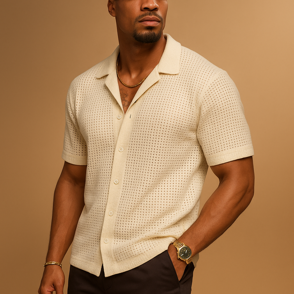 Lightweight short sleeve summer shirt for men | Marco