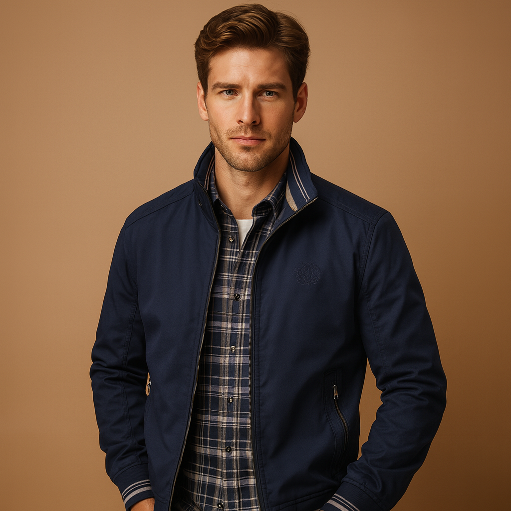 Men’s lightweight summer jacket with breathable fabric and modern design, perfect for casual and formal wear in warm weather.
