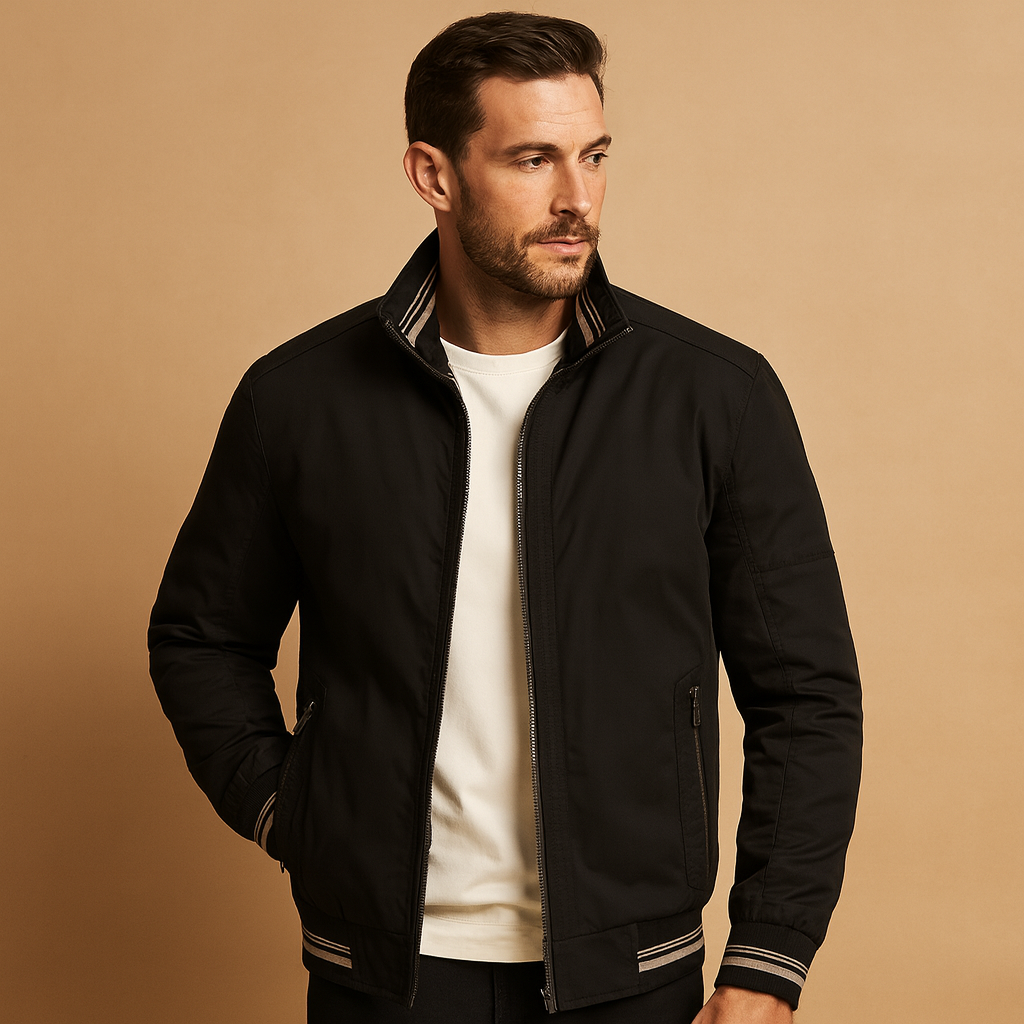 Men’s lightweight summer jacket with breathable fabric and modern design, perfect for casual and formal wear in warm weather.