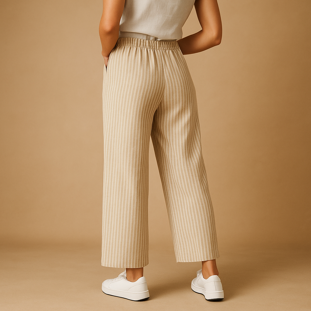 Women’s lightweight summer pants with breathable fabric and regular fit, perfect for spring days, summer outings, and versatile everyday wear.