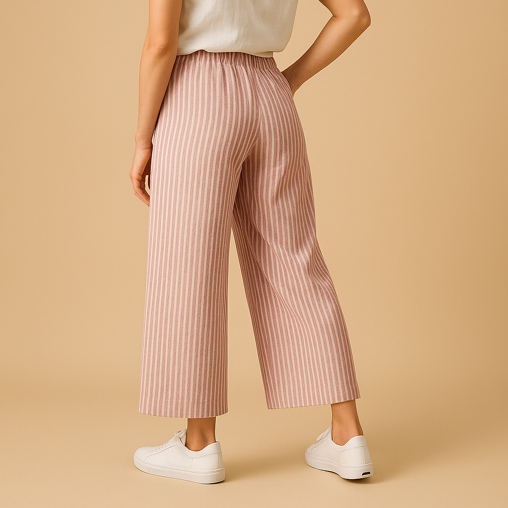 Women’s lightweight summer pants with breathable fabric and regular fit, perfect for spring days, summer outings, and versatile everyday wear.