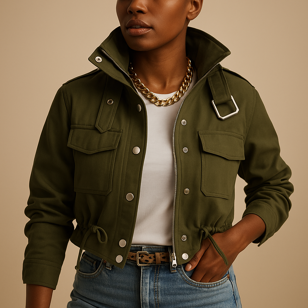 Light tailored summer jacket for women with flattering fitted silhouette and breathable design, ideal for casual and semi-formal outfits.