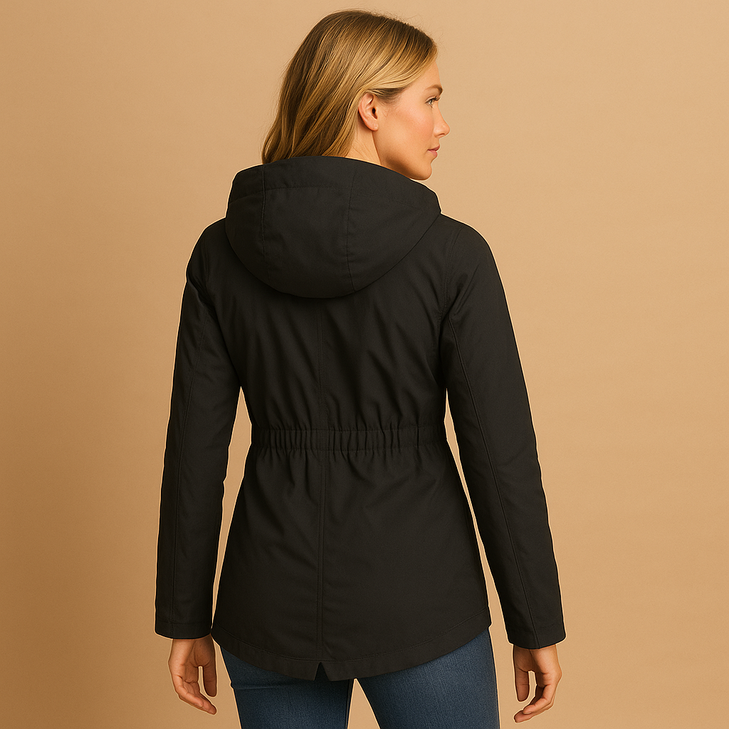 Women’s long elegant winter coat with high-quality insulation and classic design. Perfect for casual outings, work, and formal winter occasions.