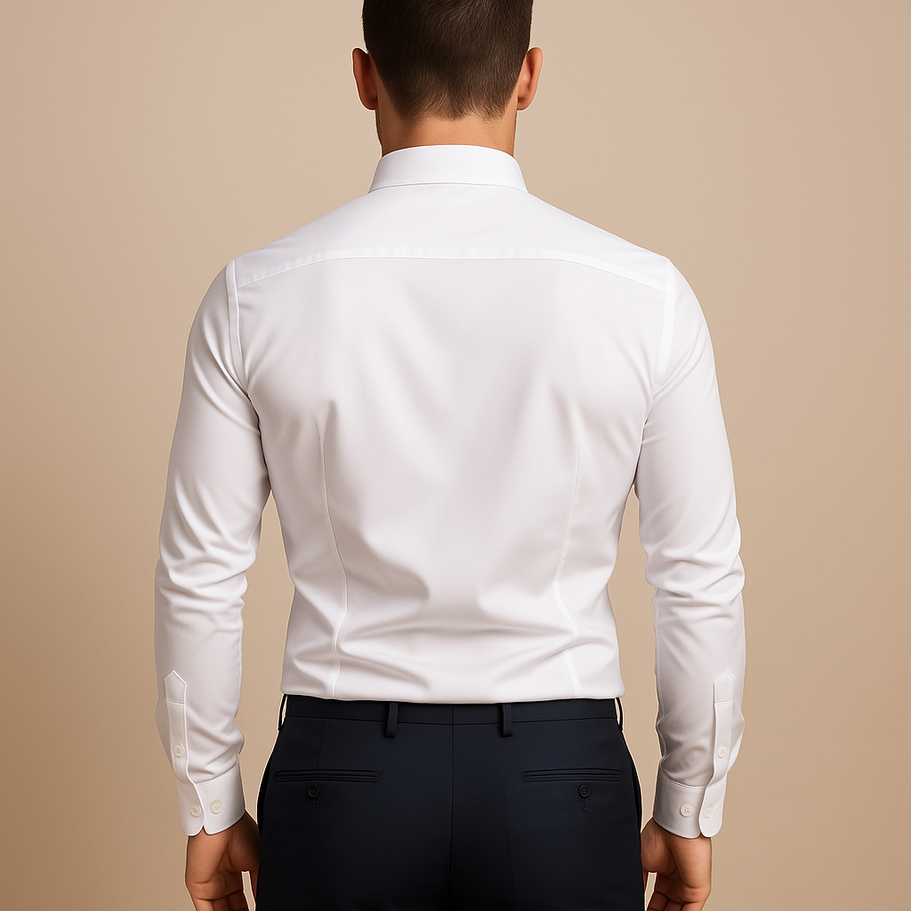 Long sleeve classic shirt for men with refined fit and modern design, perfect for formal occasions, dinners, and casual outfits.