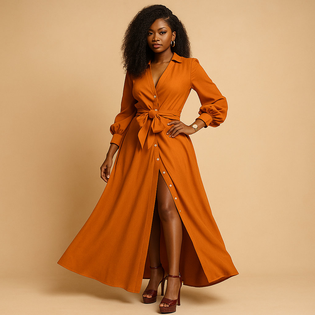 Long summer dress for women with a flattering maxi fit and breathable fabric, perfect for vacations, parties, and casual summer days.