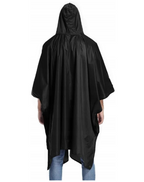 Multi-Use Rain Poncho with Hood and Storage Pouch