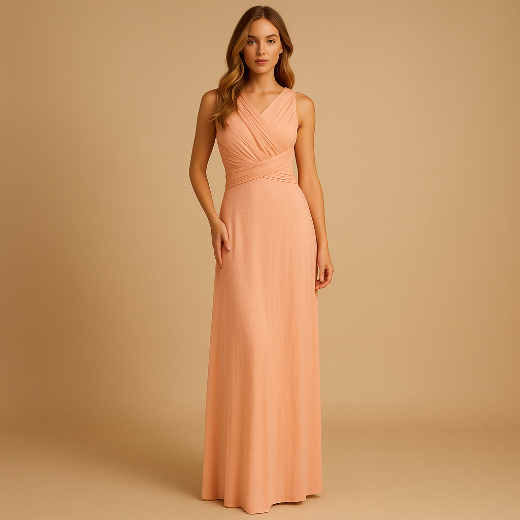 Multiway wrap dress for women with versatile styling options, breathable fabric, and a flattering fit, perfect for parties and summer occasions.