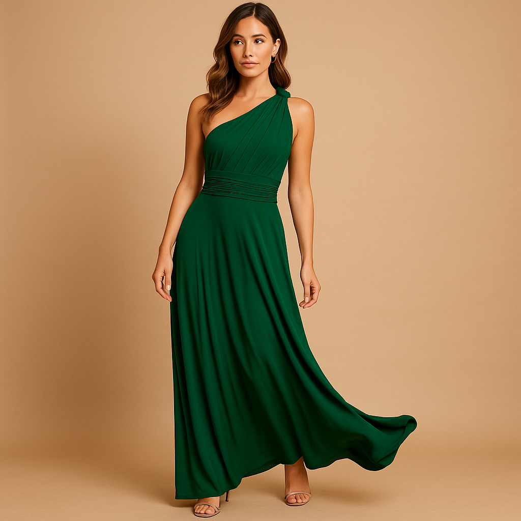 Multiway wrap dress for women with versatile styling options, breathable fabric, and a flattering fit, perfect for parties and summer occasions.