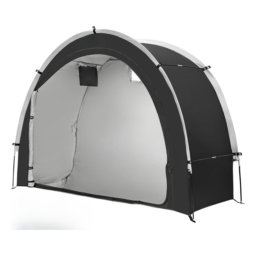 Outdoor Bike Storage Tent Shed Water-resistant Cover for 2–8 Bikes