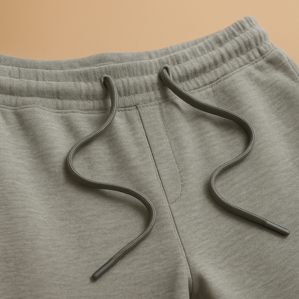 Men wearing Ethan oversized wide-leg joggers with adjustable drawstring waist, soft and durable cotton design ideal for casual and lounge wear.