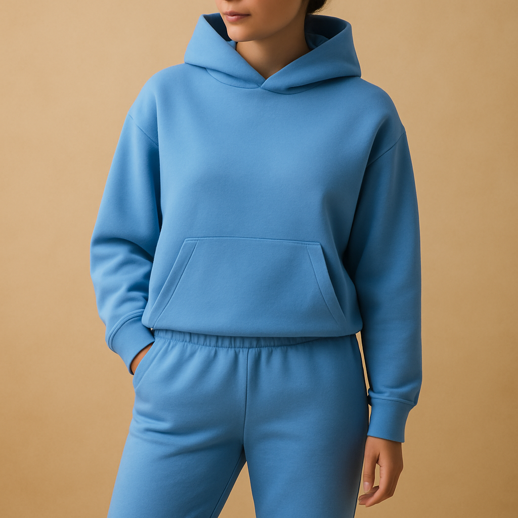 Oversized loungewear set for women with hoodie and joggers, ideal for home relaxation, casual days, and cozy evenings.