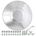 Patio Heater Reflector Shield Replacement 33in Aluminum Heat Cover