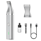 Pet Grooming Clippers Cordless with Double Blades for Paws and Face