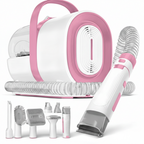 Pet Grooming Vacuum Set with Clippers, Nail Grinder, and Hair Tools