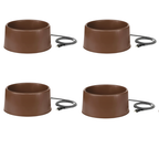 Pet Heated Water Bowl with Thermostat and Cord Guard Options