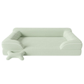 Pet Sofa Couch Bed with Memory Foam Cushion and Washable Cover